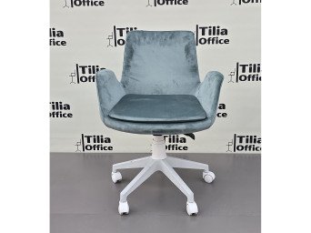 Maki Çalışma ve Çocuk Koltuğu Beyaz Ayak Su Yeşili